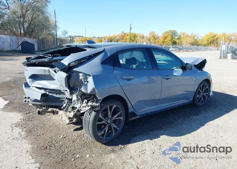 2018 Honda Civic Sport from USA, damaged, VIN SHHFK7H41JU235304